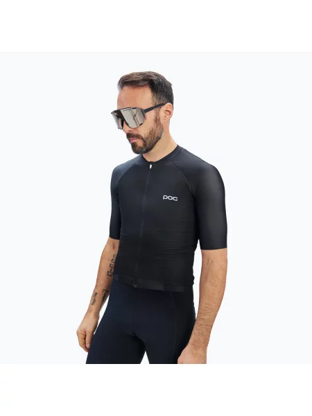 Футболка велосипедна POC Pristine uranium black чорна