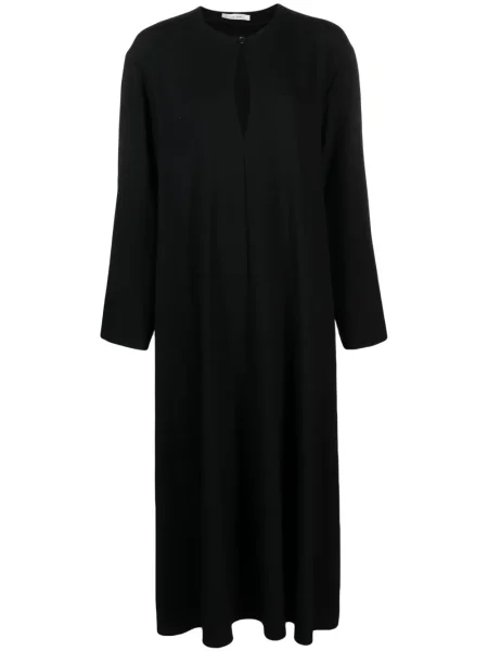 Rochie The Row de lână de costum negru