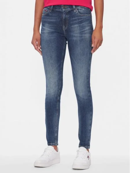 Skinny farmernadrág Tommy Jeans kék