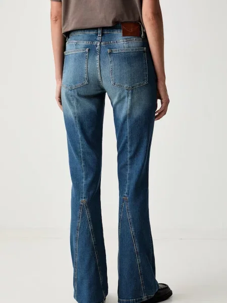 Zadig&Voltaire jeansy flare ECLIPSE niebieskie