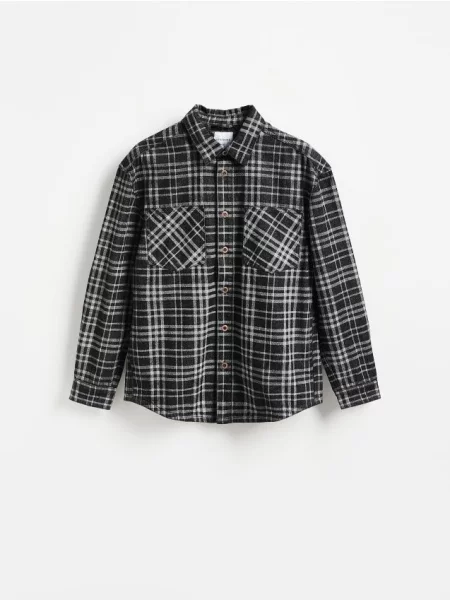 Reserved Cămașă comfort fit negru