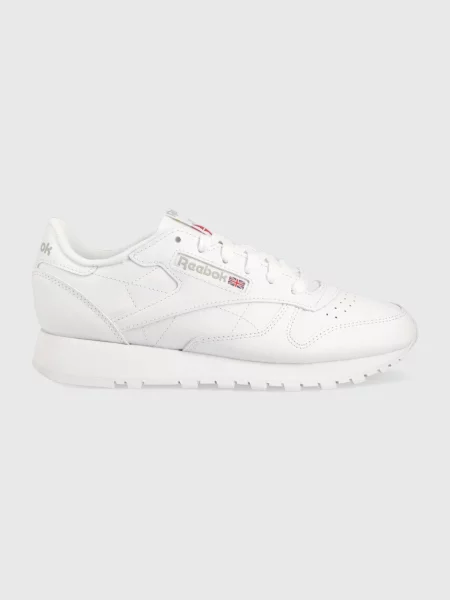 Сникърси Reebok Classic Leather Ftw White/ Ftw White/ Pure Grey 3 EUR 36 бяло