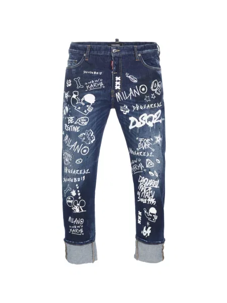 Blugi Dsquared albastru
