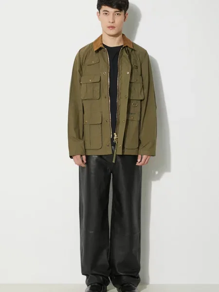 Яке Barbour Modified Transport Casual преходен модел зелено
