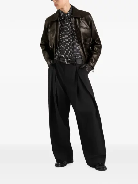 Geanta de piele Dolce & Gabbana negru