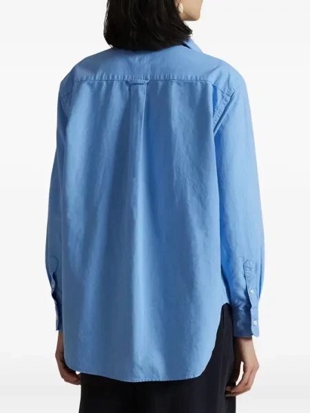 Plisirana polo majica Polo Ralph Lauren keper karirana žuta