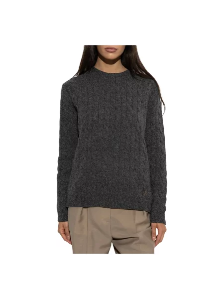 Sweter Valentino wełniany szary