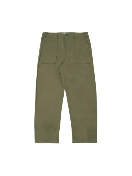 Spodnie Universal Works z twillu zielone
