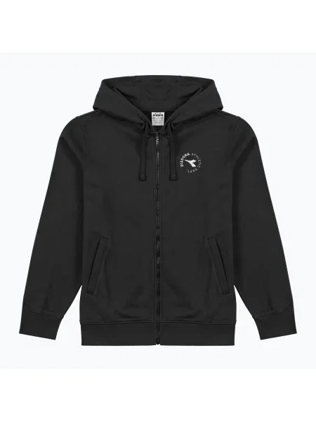 Olcsóbban. Férfi Diadora Hoodie FZ Essential Sport melegítőfelső nero. Méret: M fekete