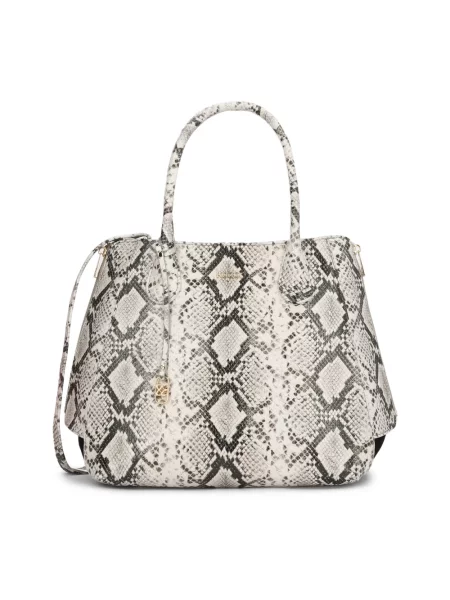 Torebka skórzana Kazar skórzana szara