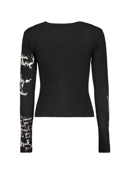 Tricou Desigual cu imagine negru