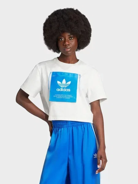 Футболка adidas x KSENIASCHNAIDER Originals Labels білий