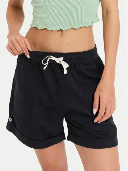 Pantaloni scurți Roxy negru