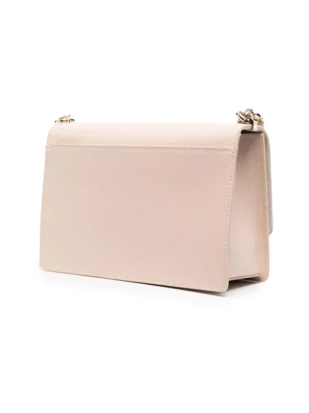 Torebka crossbody Furla skórzana z logo różowa