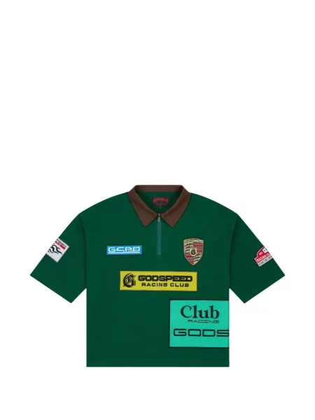 Tricou polo Godspeed verde