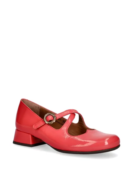 Pantofi cu toc Fly London cu cataramă roz
