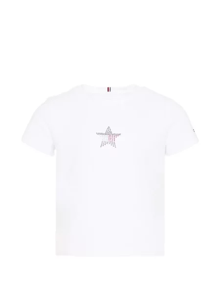 Koszulka dziecięca Tommy Hilfiger biała