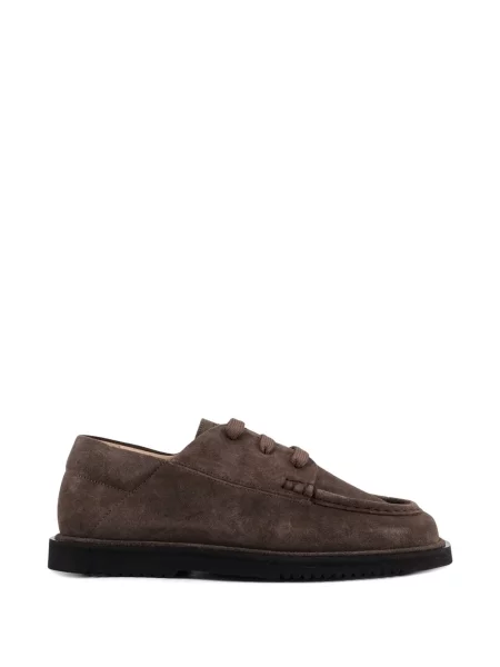 Pantofi loafer Referenc cu șireturi din dantelă maro