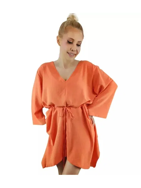 Mała mały sukienka mini Pri pomarańczowa