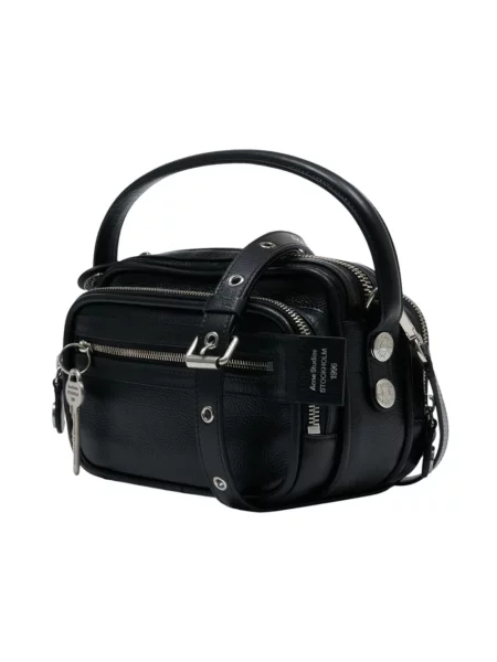 Portfel Acne Studios skórzany czarny