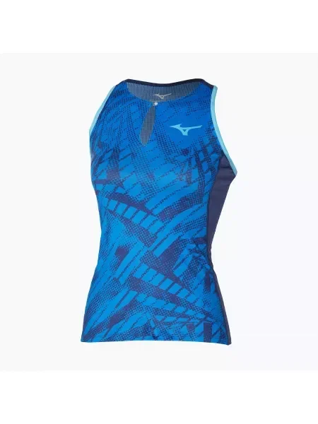 Дамски потник за тенис Mizuno Mugen Printed Tank mugen blue синьо