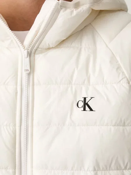 Calvin Klein Jeans капитонирано яке дамско бежово
