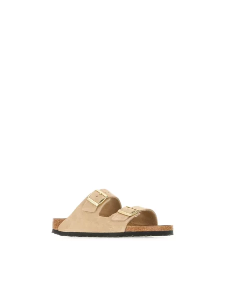 Klapki Birkenstock beżowe