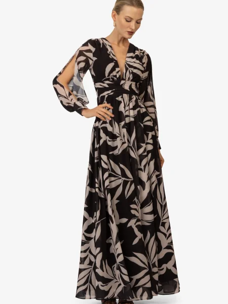 Kraimod Rochie de seară bej negru