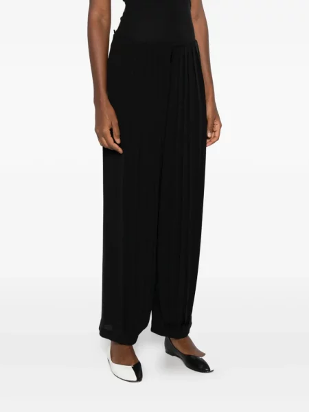 Pantaloni Giorgio Armani plisate negru