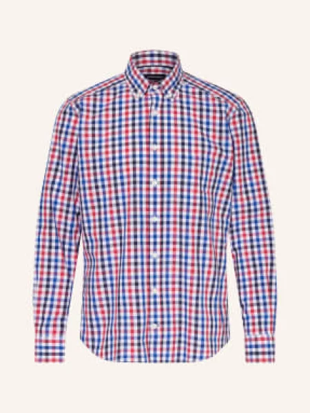 Strokesman's Košile Regular Fit / červená / modrá bílá