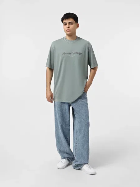 Футболка Armani Exchange зеленая