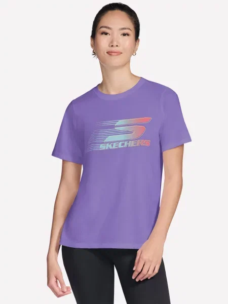 Футболка Skechers фиолетовая