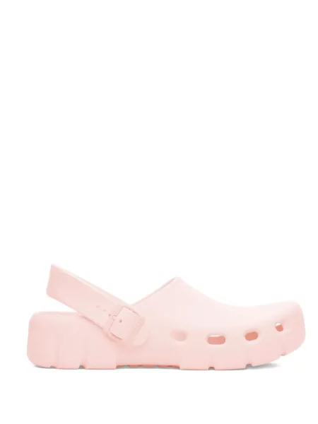 Саба Birkenstock с отворена пета розово