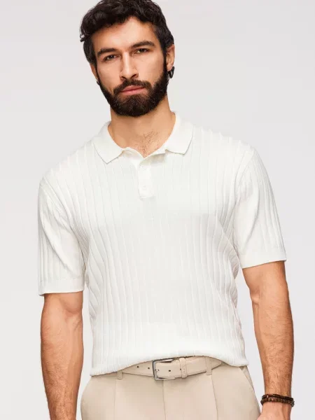 Polo majica Ombre bijela