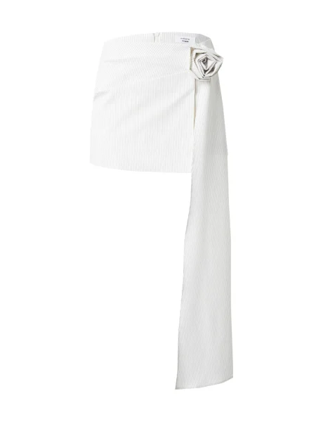 Millane Sukňa sivá biela