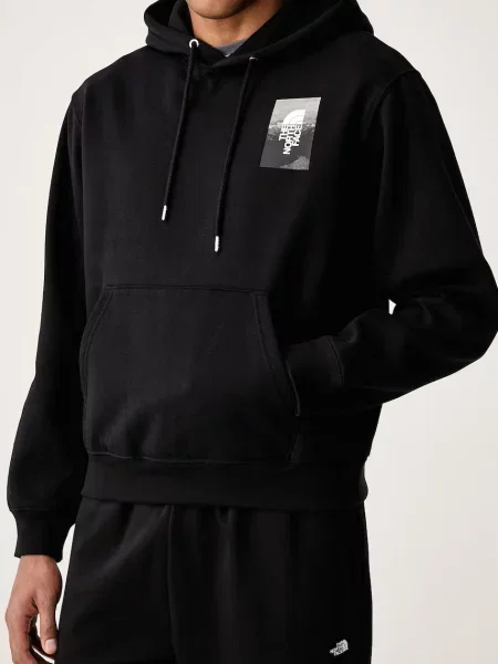 The North Face кофта з капюшоном з бавовною Collage Relaxed