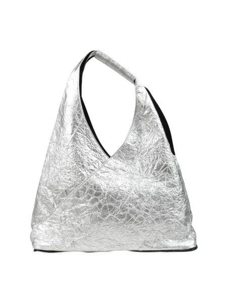 Lniana torebka Mm6 Maison Margiela czarna