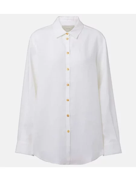 Cămașă Asceno de in alb
