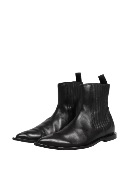 Cizme scurte Dolce & Gabbana din piele negru