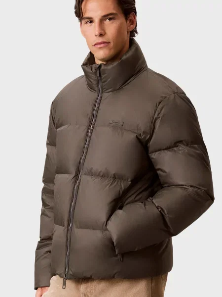 Пуховик Calvin Klein коричневий
