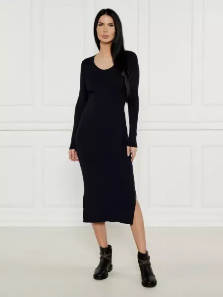 BOSS ORANGE Rochie C_Fargherita portocaliu