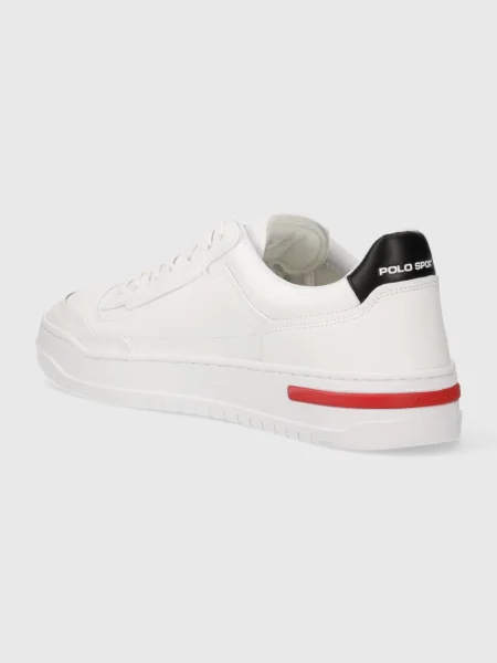 Kožené tenisky Polo Ralph Lauren bílé
