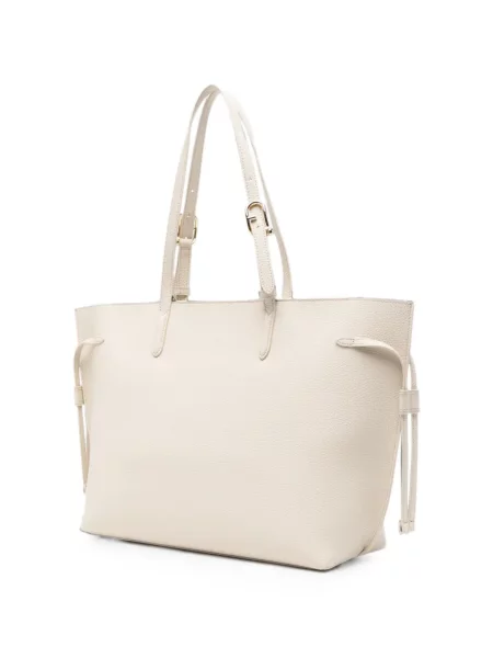 Geantă shopper Furla din piele cu cataramă