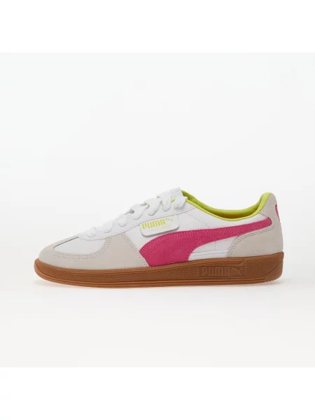 Trampki Puma Palermo Lth Puma White-Fluro Pink Pes EUR białe