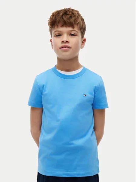 Tommy Hilfiger Tricou Essential D deschis albastru