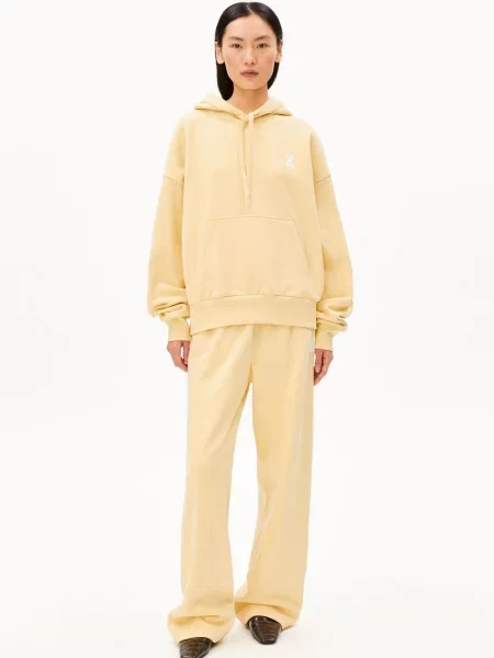 ARMEDANGELS bluza z kapturem Kobiety S żółty