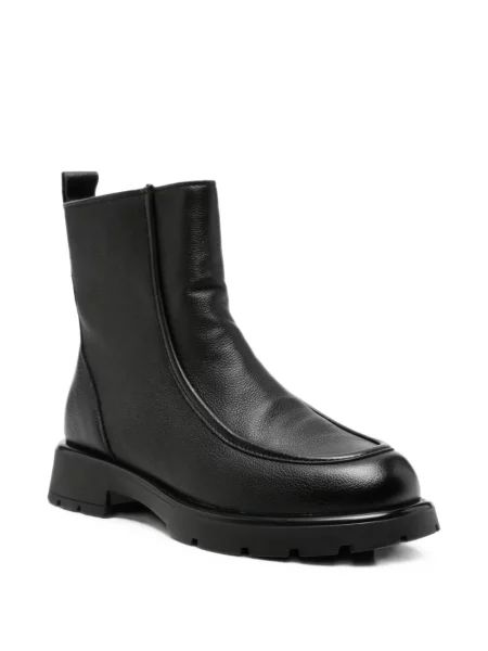 Cizme scurte Linda Baumann din piele negru