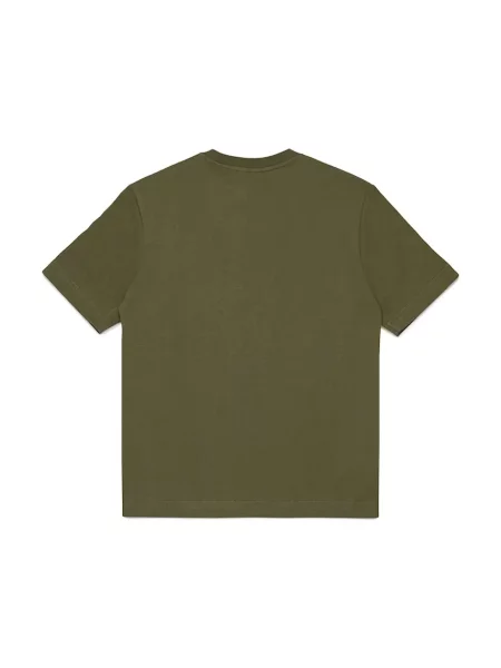 Diesel Dječja majica kratkih rukava TPATCH OVER T-SHIRT zelena