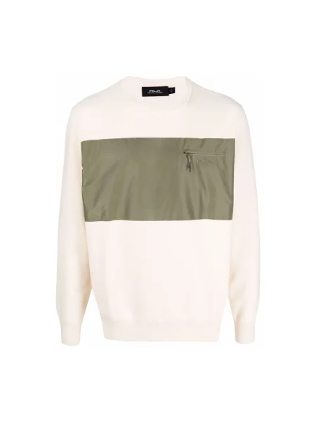 Długi sweter Ralph Lauren z długim rękawem beżowy