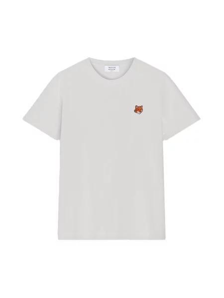 Haftowana koszulka Maison Kitsune biała